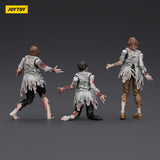 Zombie Dark Source Action Figures 3-Pack Scientists (Female) 8 cm