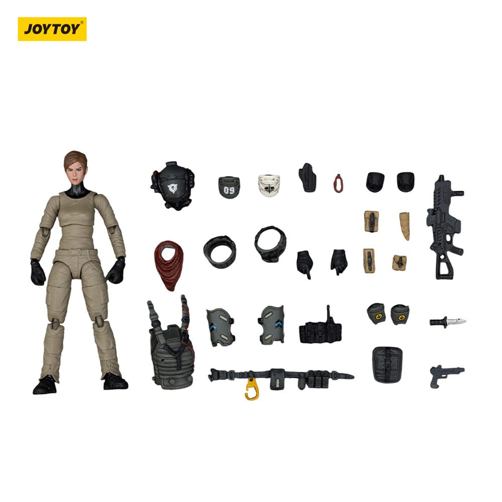 APOC Series Dark Source Action Figur Stellar Scar Assault Team Gravelgold 11 cm