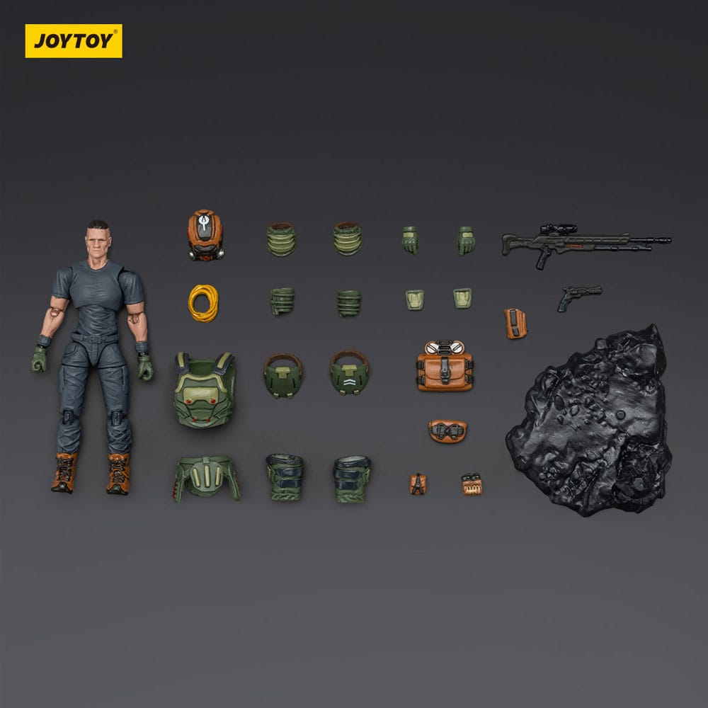 Steel Ride Corps Dark Source Action Figur Assaulter Stephen 7 cm