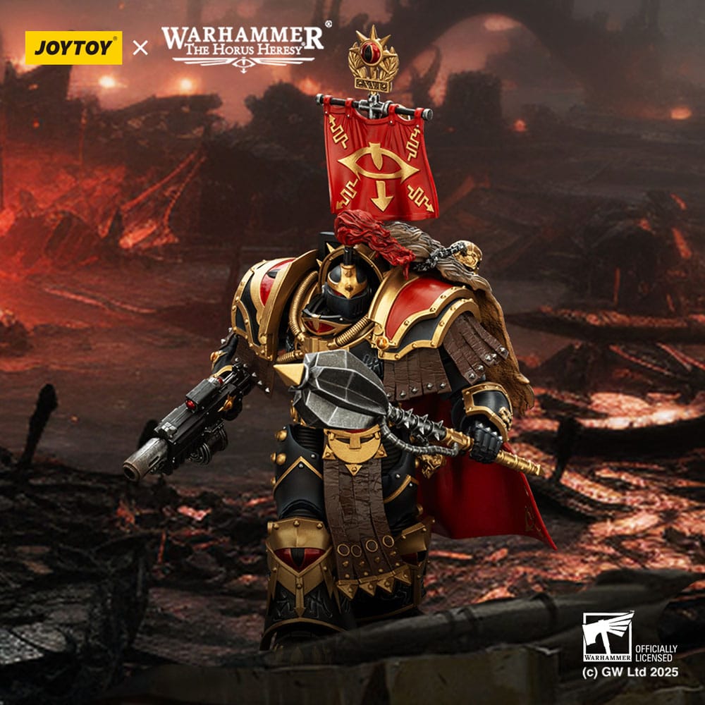 Warhammer 40,000: Sons of Horus Action Figure Legion Cataphractii Praetorwith Combi-Melta and Power Maul 14 cm