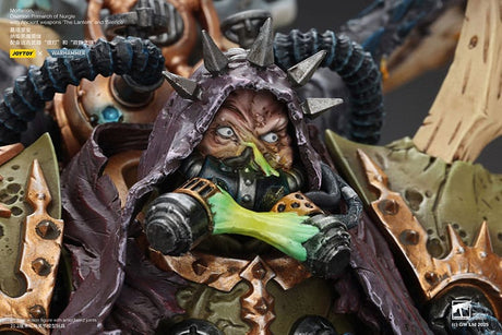 Warhammer 40k Action Figure 1/18 Mortarion Daemon Primarch of Nurgle with Ancient weapons The Lantern and Silence 21 cm