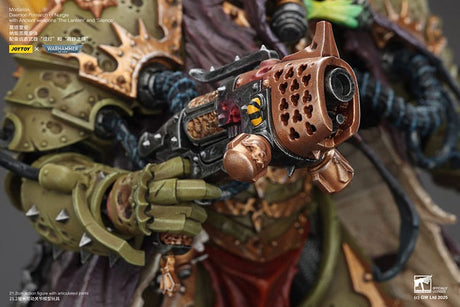 Warhammer 40k Action Figure 1/18 Mortarion Daemon Primarch of Nurgle with Ancient weapons The Lantern and Silence 21 cm