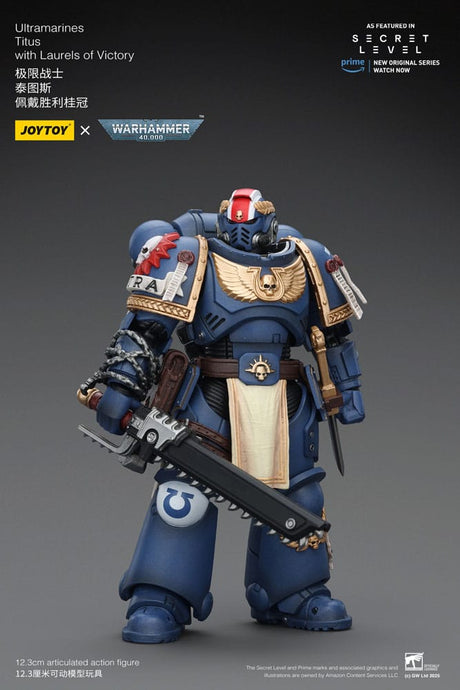 Warhammer 40,000 Action Figure Ultramarines Titus with Laurels of Victory 13 cm