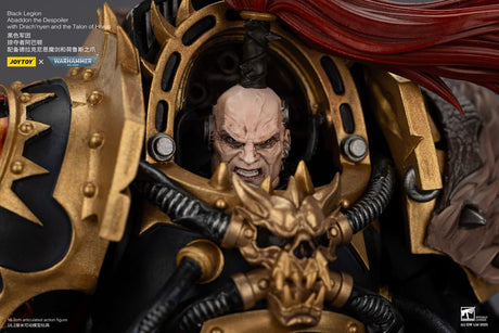 Warhammer 40,000 Action Figure  Black Legion Abaddon the Despoiler with Drach'nyen and the Talo 16 cm