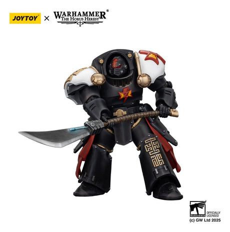 Warhammer The Horus Heresy Action Figure White Scars Ebon Keshig Terminator 2 with Power Glaive 13 cm