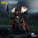 Warhammer The Horus Heresy Action Figure White Scars Ebon Keshig Terminator 2 with Power Glaive 13 cm