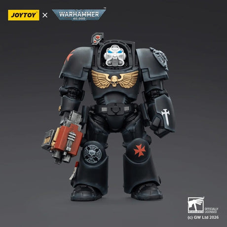 Warhammer 40,000 Action Figure Black Templars Terminator 2 with Power Fist and Storm Bolter 14 cm