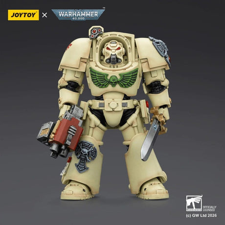 Warhammer 40,000 Action Figure Dark Angels Deathwing Terminator 1 with Power Sword and Storm Bolter 14 cm
