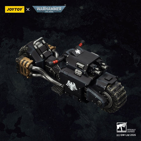 Warhammer 40,000 Raider-pattern Combat Bike Raven Guard with twin-linked bolt rifles 22 cm