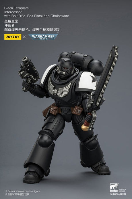 Warhammer 40,000 Action Figure Black Templars Intercessor 12 cm
