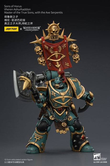Warhammer The Horus Heresy Action Figure Sons of Horus Vheren Ashurhaddon Master of the True Sons 13 cm