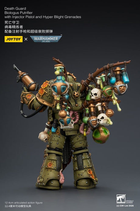 Warhammer 40,000 Action Figure Death Guard Biologus Putrifier 12 cm