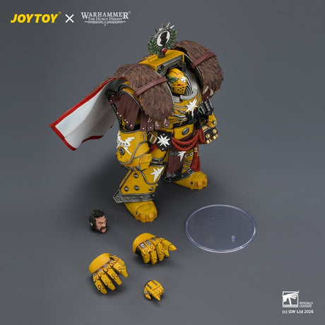 Warhammer Action Figure Imperial Fists Lord Castellan Evander Garrius, The Tyrant of Cthonia 14 cm