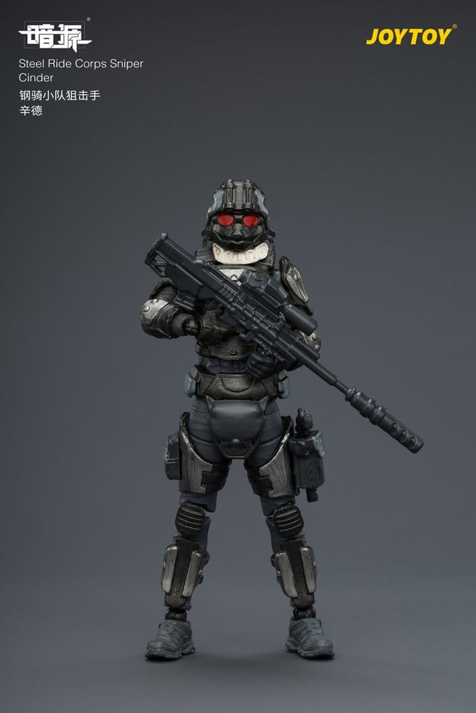 Dark Source Steel Ride Corps Action Figure Sniper Cinder 8 cm