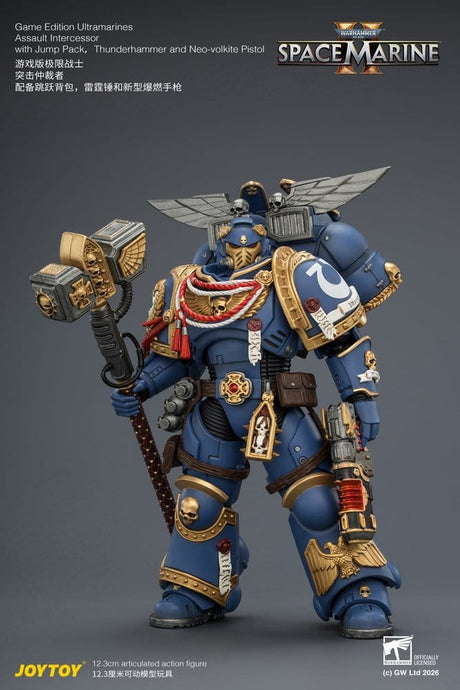 Warhammer Action Figure Game Edition Ultramarines Assault Intercessor 12 cm