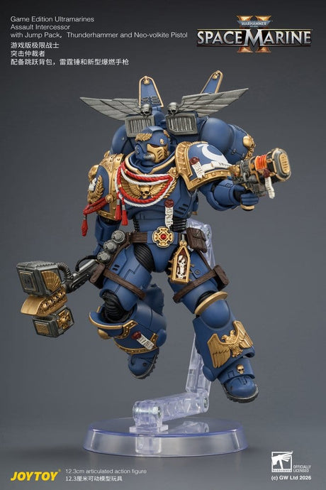 Warhammer Action Figure Game Edition Ultramarines Assault Intercessor 12 cm