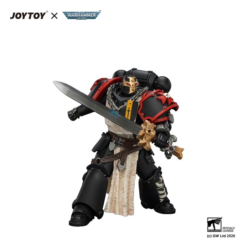 Warhammer Action Figure Black Templars Crusader Ancient 12 cm