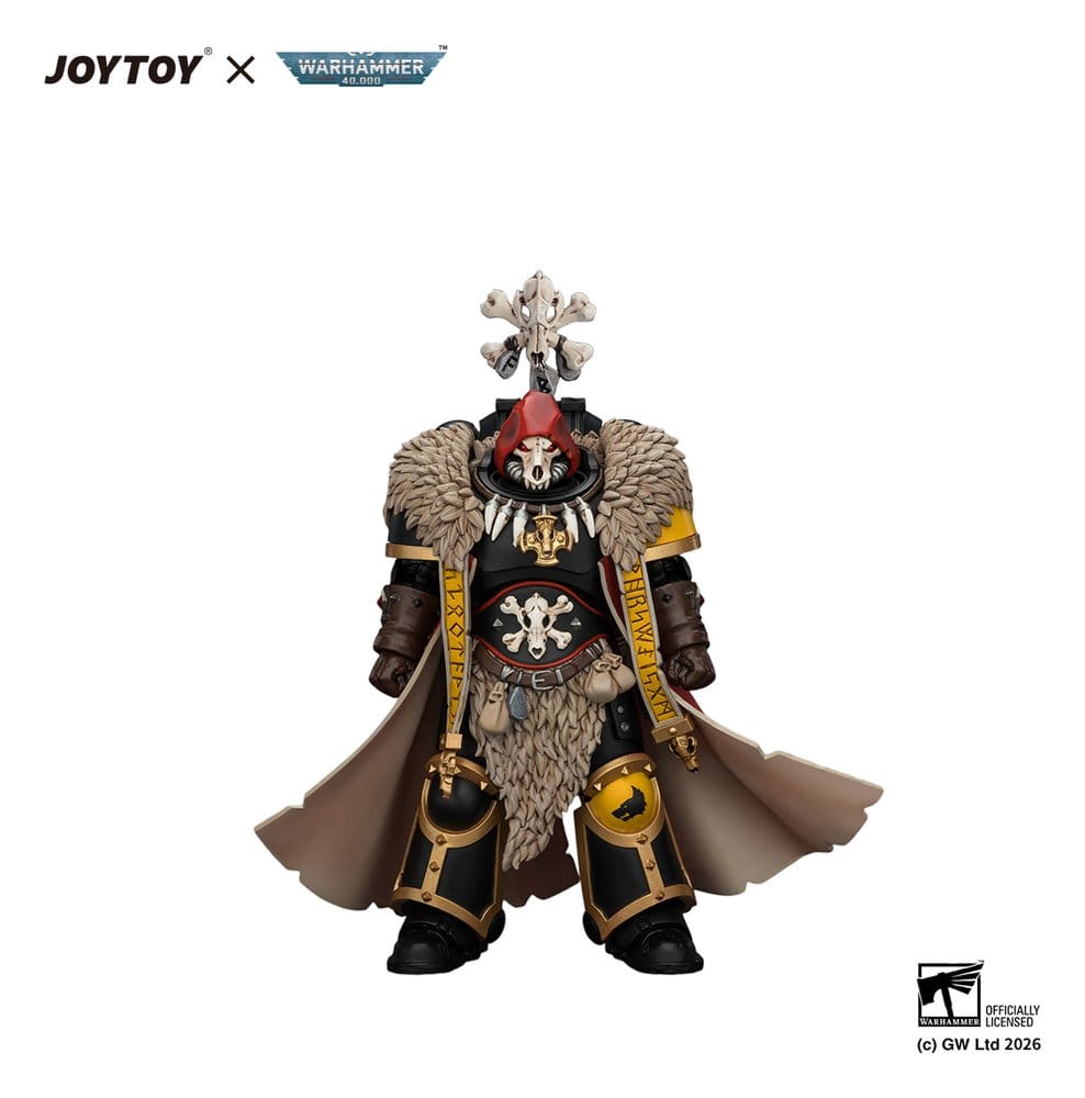 Warhammer Action Figure Space Wolves Wolf Priest 12 cm