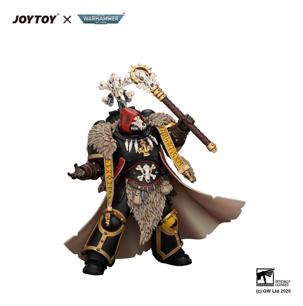 Warhammer Action Figure Space Wolves Wolf Priest 12 cm