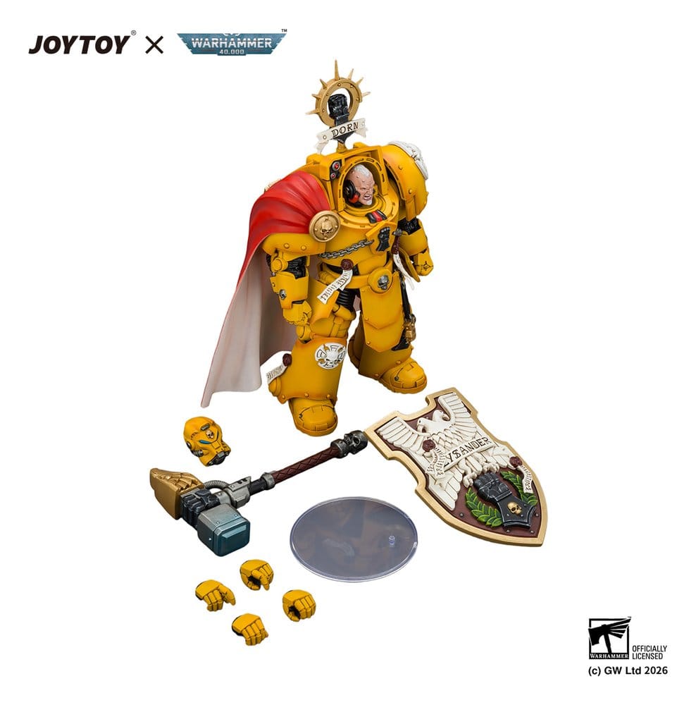 Warhammer Action Figure Imperial Fists Darnath Lysander 14 cm