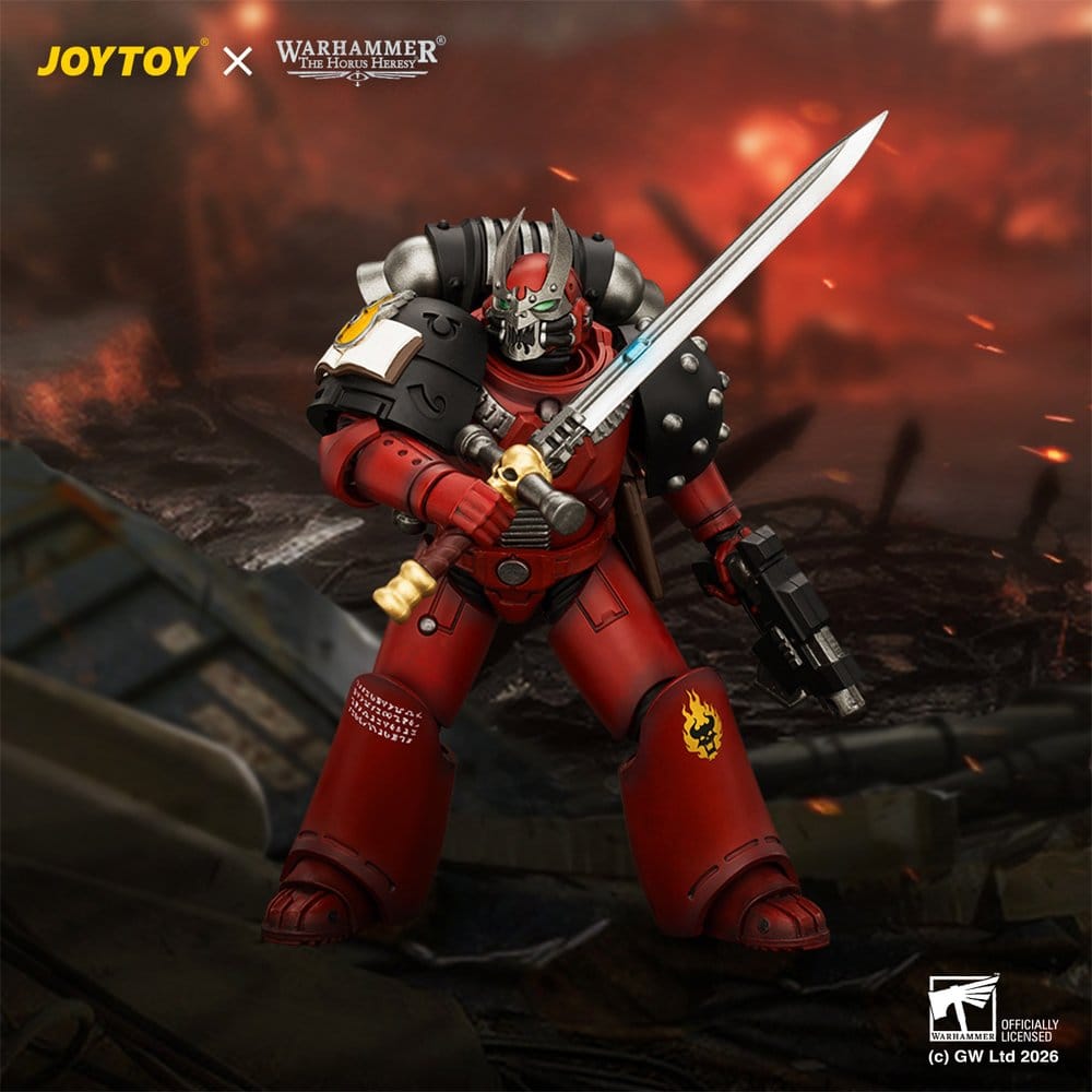 Warhammer The Horus Heresy Word Bearers MkVI Tactical Sergeant 12 cm