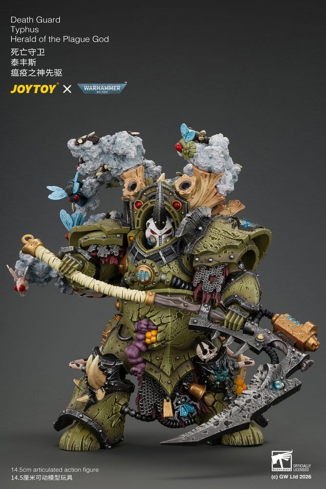 Warhammer Action Figure Death Guard Typhus Herald of the Plague God 15 cm