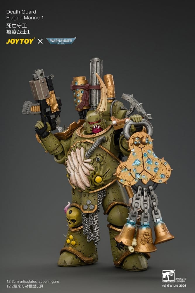 Warhammer Action Figure Death Guard Plague Marine 1 12 cm