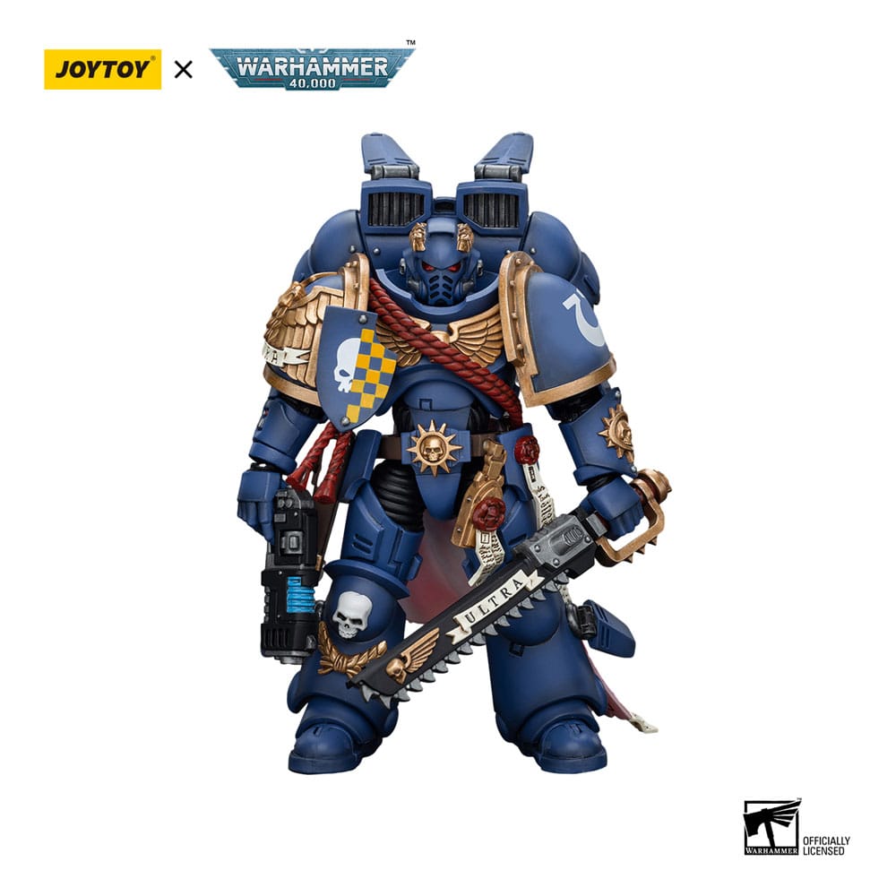 Warhammer 40k Ultramarines Captain With Jump Pack 12 cm 1/18 Action Figure