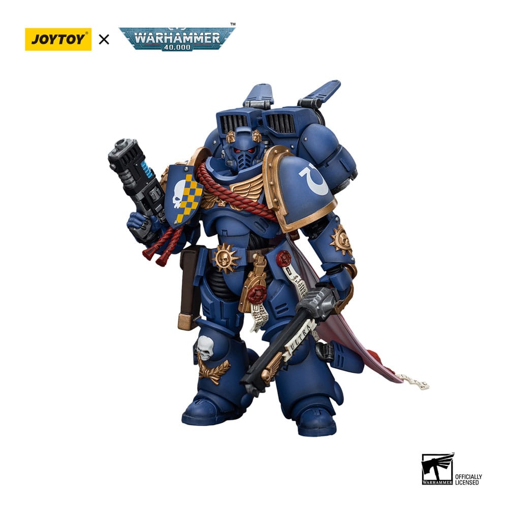 Warhammer 40k Ultramarines Captain With Jump Pack 12 cm 1/18 Action Figure