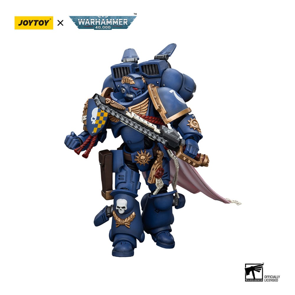 Warhammer 40k Ultramarines Captain With Jump Pack 12 cm 1/18 Action Figure