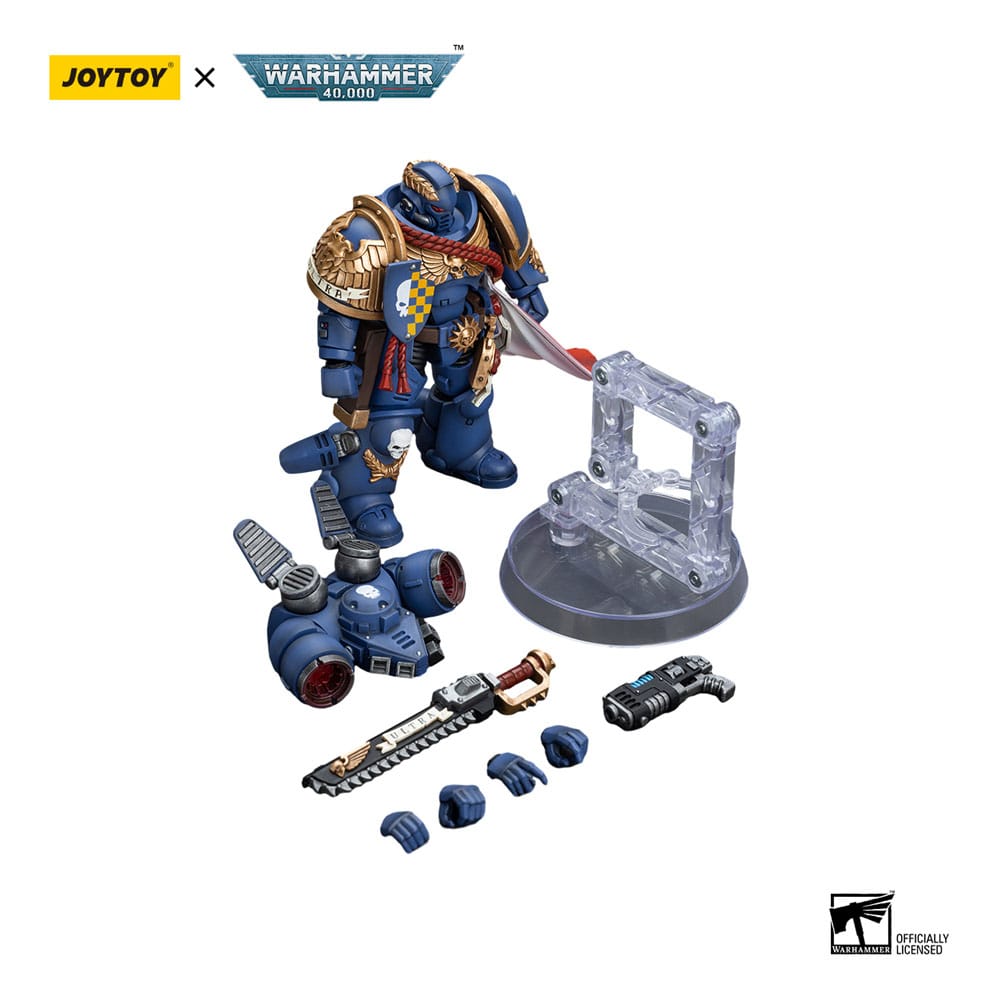 Warhammer 40k Ultramarines Captain With Jump Pack 12 cm 1/18 Action Figure