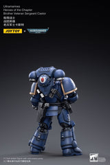 Warhammer 40k Ultramarines Heroes of the Chapter Brother Veteran Sergeant Castor 12cm 1/18 Scale Action Figure