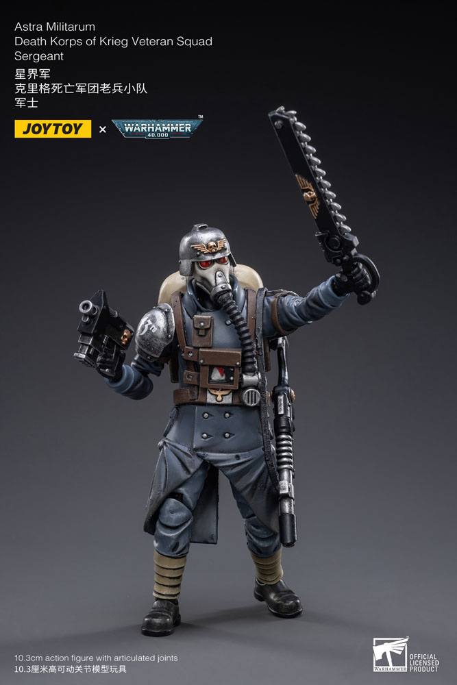 Warhammer 40k Death Korps of Krieg Veteran Squad Sergeant 10 cm 1/18 Action Figure