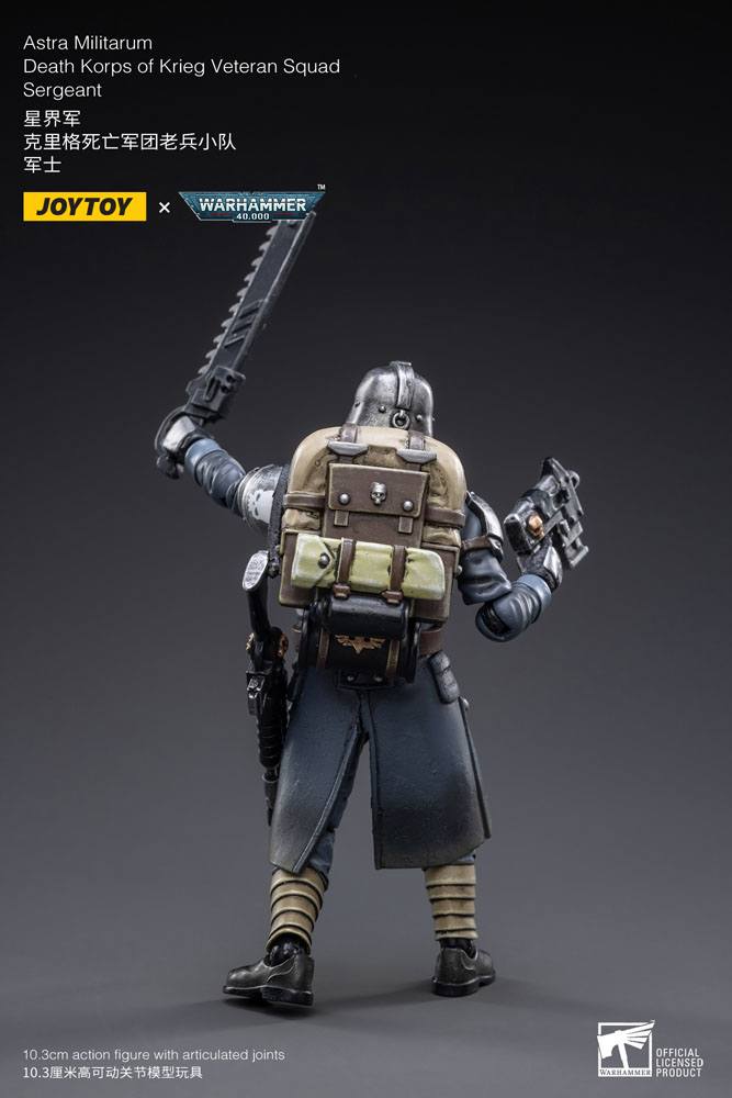 Warhammer 40k Death Korps of Krieg Veteran Squad Sergeant 10 cm 1/18 Action Figure
