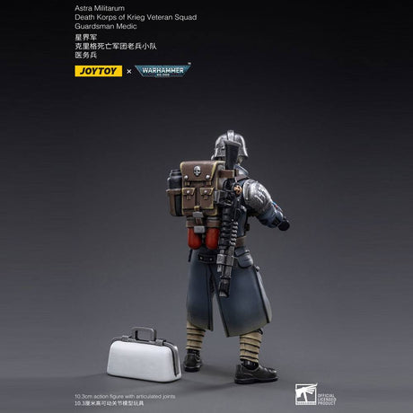 Warhammer 40k Action Figure 1/18 Death Korps of Krieg Veteran Squad Guardsman Medic 10 cm