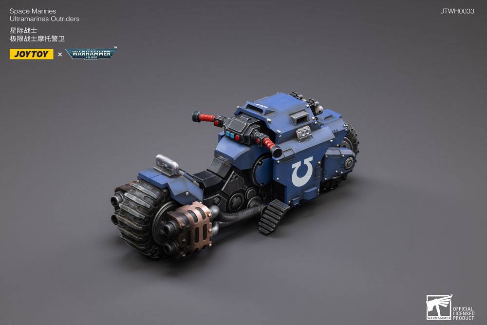 Warhammer 40k Ultramarines Outrider Bike 22cm 1/18 Scale Vehicle