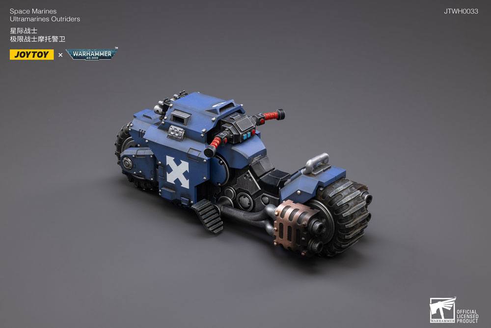 Warhammer 40k Ultramarines Outrider Bike 22cm 1/18 Scale Vehicle