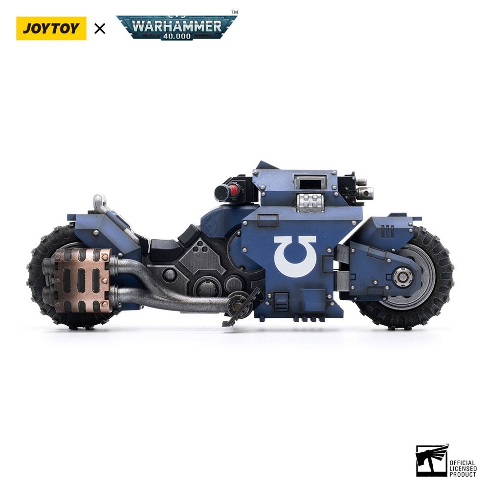 Warhammer 40k Ultramarines Outrider Bike 22cm 1/18 Scale Vehicle