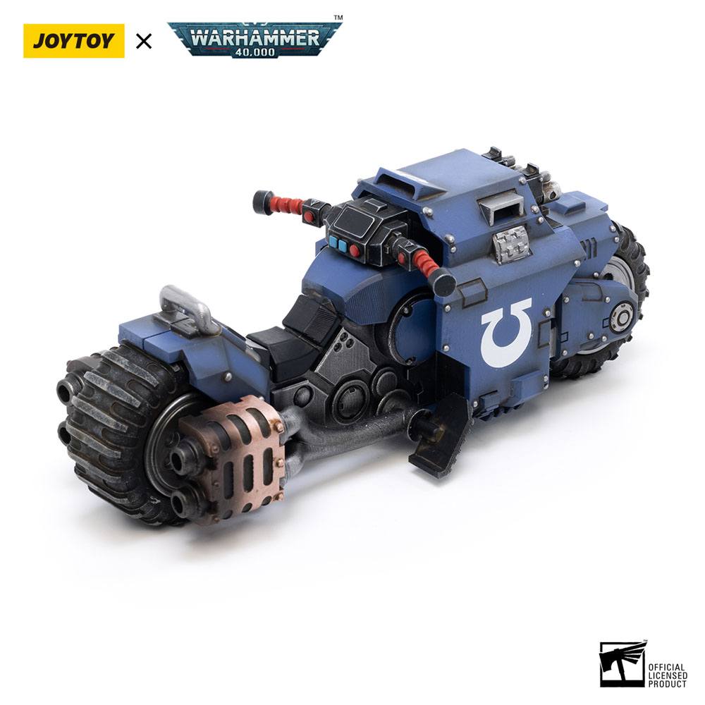 Warhammer 40k Ultramarines Outrider Bike 22cm 1/18 Scale Vehicle