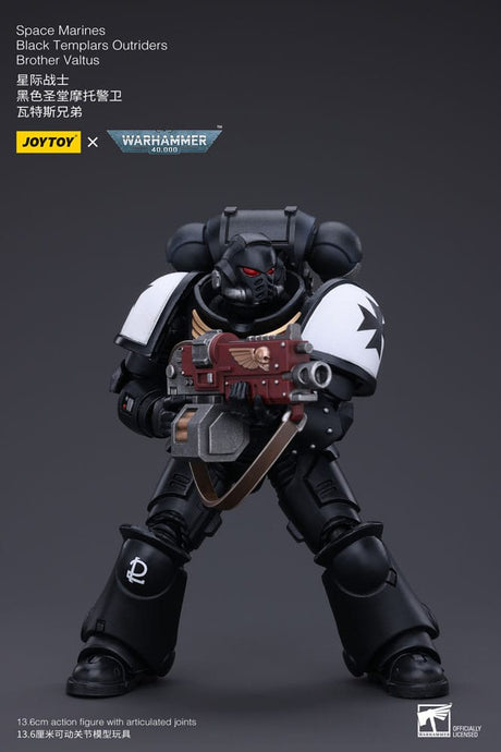 Warhammer 40k Space Marines Black Templars Outriders Brother Valtus 14 cm 1/18 Action Figure