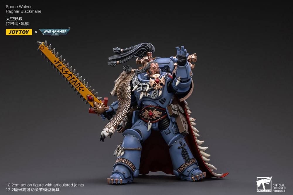 Warhammer 40k Space Wolves Ragnar Blackmane 13 cm 1/18 Action Figure