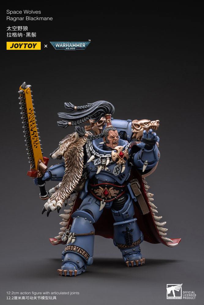 Warhammer 40k Space Wolves Ragnar Blackmane 13 cm 1/18 Action Figure