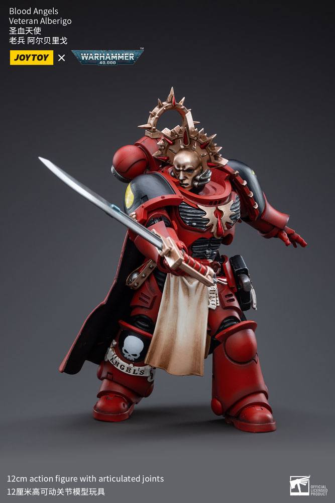 Warhammer 40k Blood Angels Veteran Alberigo 12 cm 1/18 Action Figure