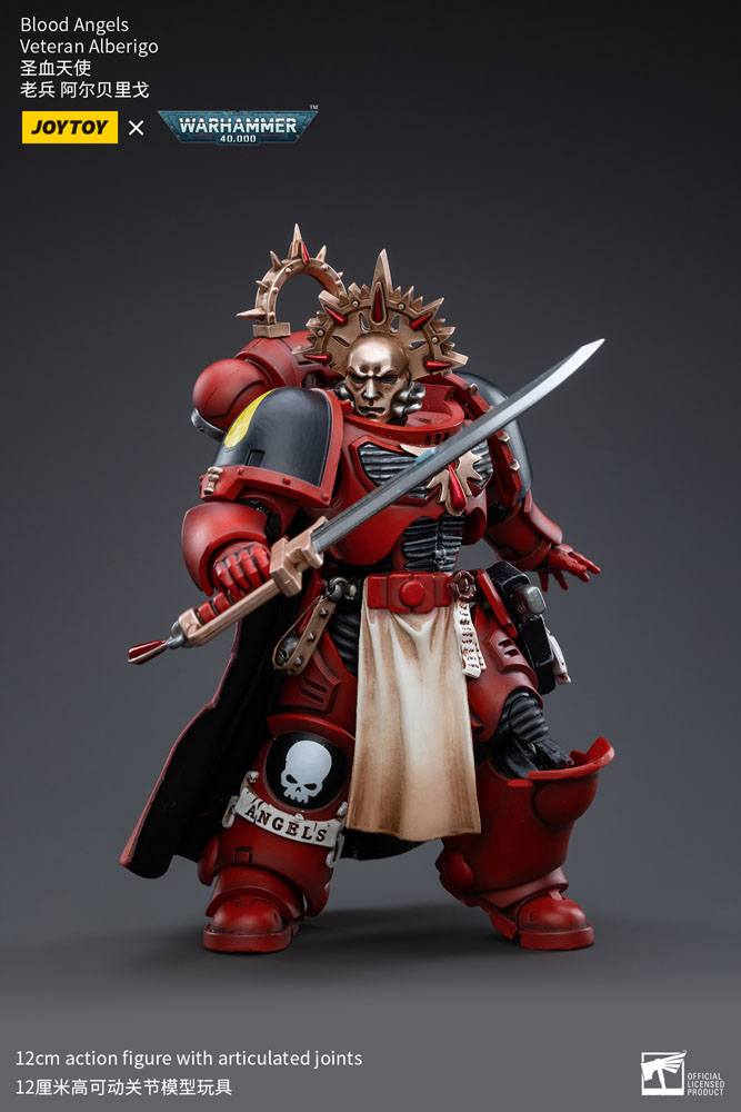 Warhammer 40k Blood Angels Veteran Alberigo 12 cm 1/18 Action Figure