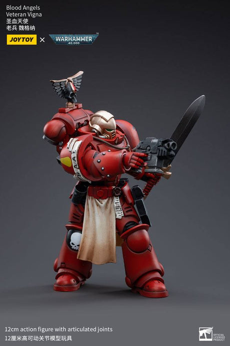 Warhammer 40k Blood Angels Veteran Vigna 12 cm 1/18 Action Figure