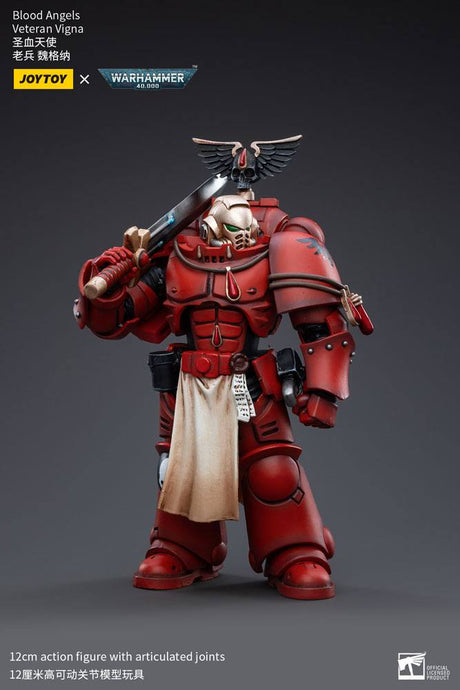 Warhammer 40k Blood Angels Veteran Vigna 12 cm 1/18 Action Figure