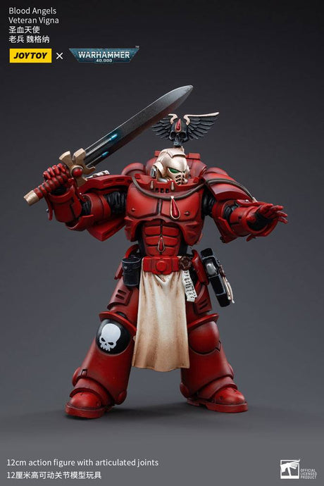 Warhammer 40k Blood Angels Veteran Vigna 12 cm 1/18 Action Figure