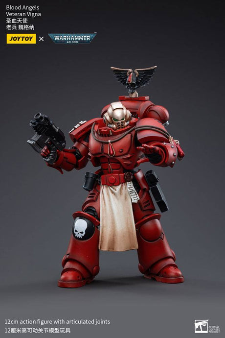 Warhammer 40k Blood Angels Veteran Vigna 12 cm 1/18 Action Figure