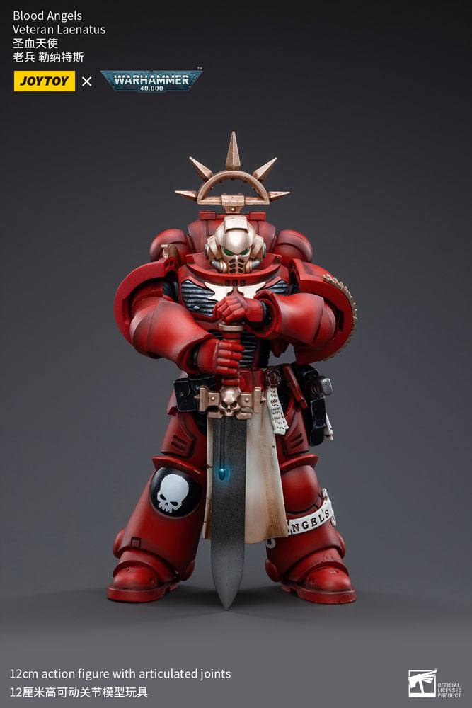 Warhammer 40k Blood Angels Veteran Laenatus 12 cm 1/18 Action Figure