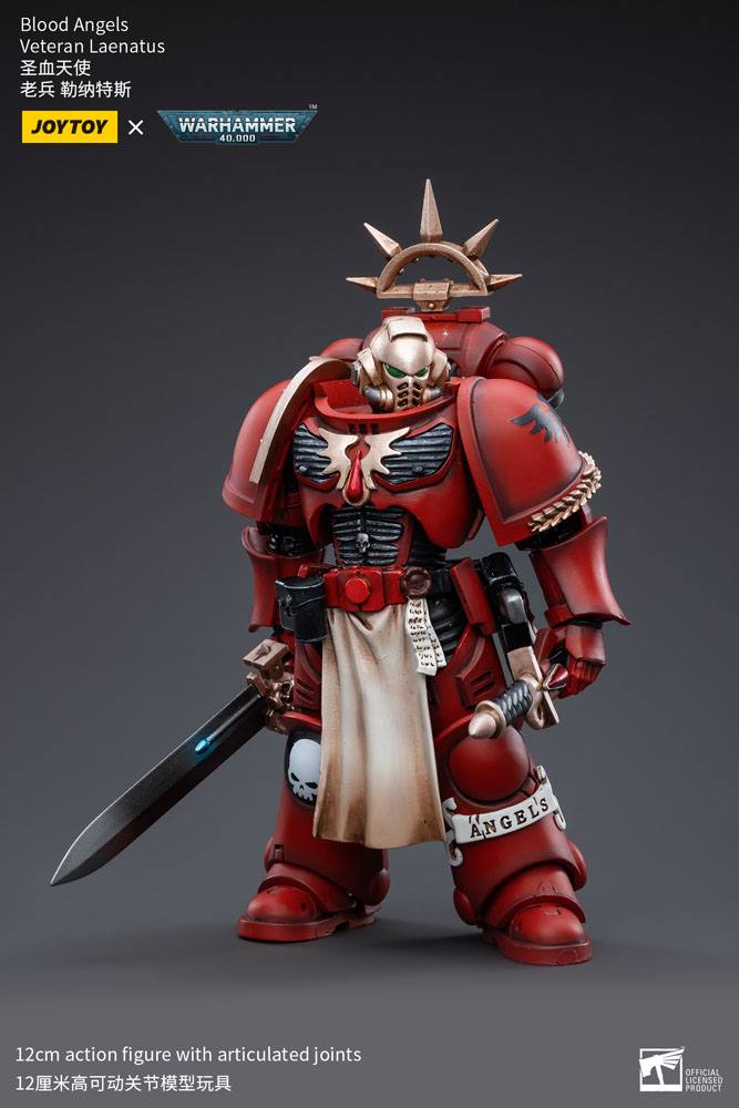 Warhammer 40k Blood Angels Veteran Laenatus 12 cm 1/18 Action Figure